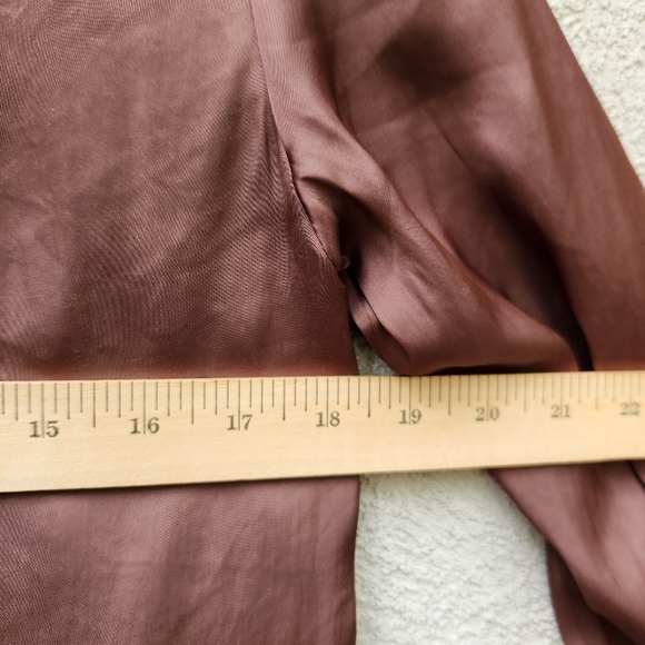 WILFRED Dress Women's Small Bronze Baby Doll Aritzia Lined Classic Luxury - Picture 9 of 12